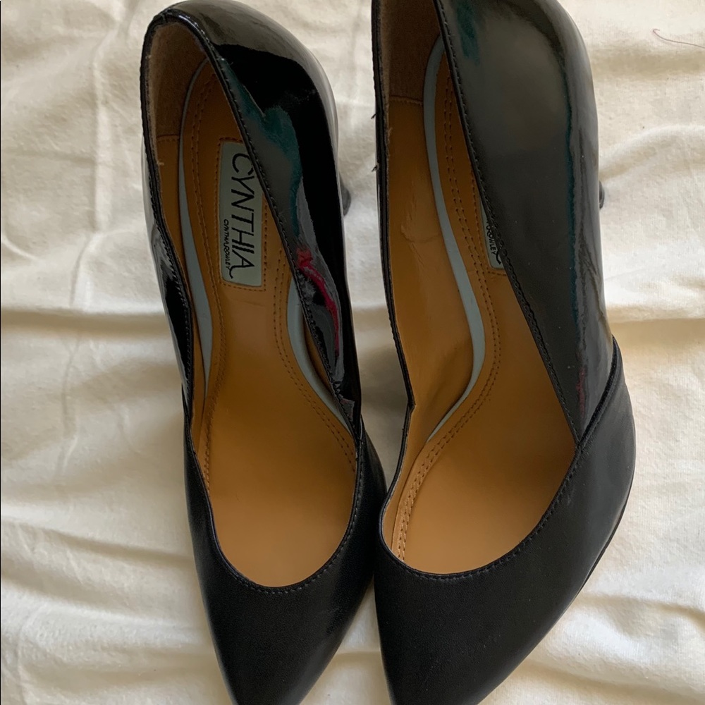 Cynthia Rowley black heels, - Picture 5 of 5